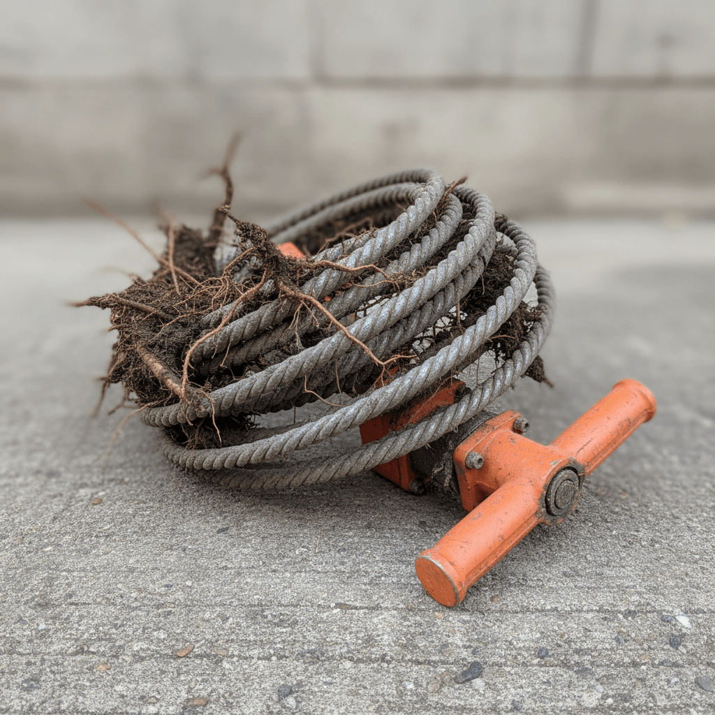 Spezialwerkzeug zur Beseitigung einer schweren Rohrverstopfung